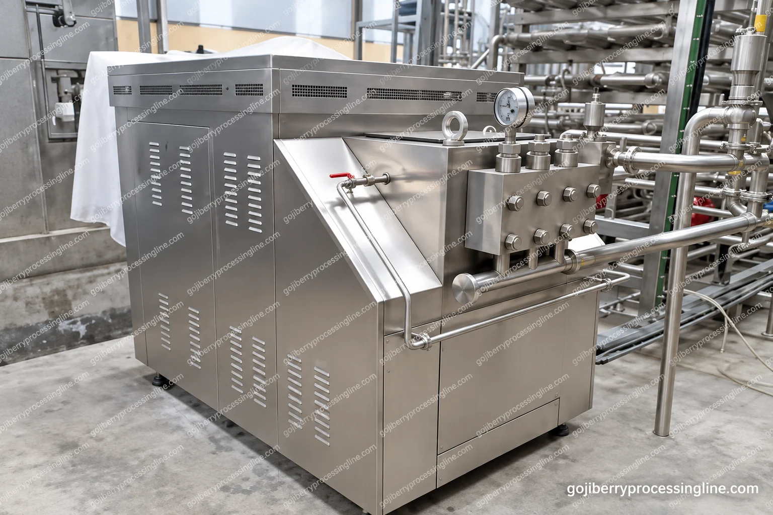 High-Pressure Homogenizer for Goji Pulp